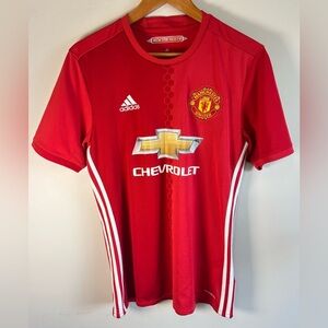 Manchester United 2016-2017 Home Football Shirt Jersey Adidas Size M AI6720
